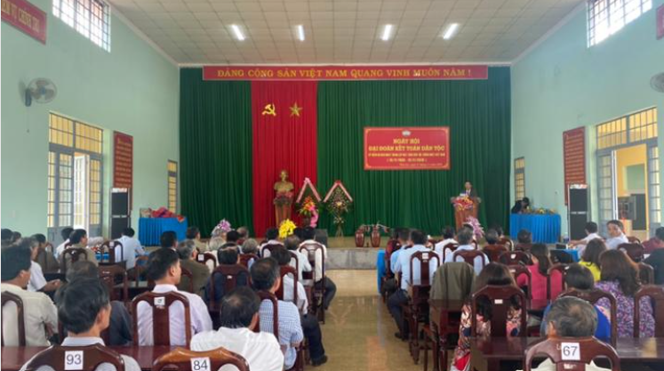 Uỷ ban Mặt trận tổ quốc Việt Nam xã Phú Lộc đã tổ chức Ngày hội Đại đoàn kết toàn dân tộc